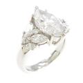 プラチナダイヤモンドリング 3．011ct・F・I1・マーキスカット
