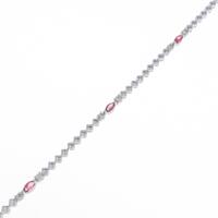 K18WG トルマリンブレスレット