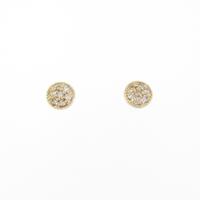 K18YG ダイヤモンドピアス