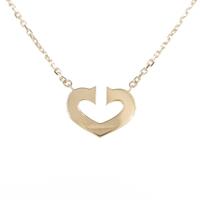 カルティエ Cハート ネックレス
