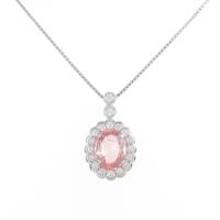 PT パパラチアサファイヤネックレス