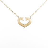 カルティエ Cハート ネックレス