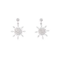 K18WG ダイヤモンドピアス