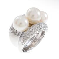 750WG アコヤパールリング