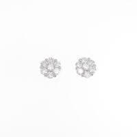 PT フラワー ダイヤモンドピアス