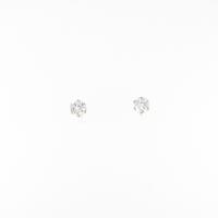 【リメイク】K18YG ソリティア ダイヤモンドピアス