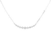 【リメイク】K18WG ダイヤモンドネックレス