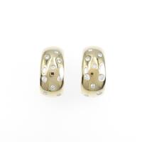 750YG／K18YG ダイヤモンドピアス