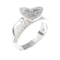 ポンテヴェキオ ハート ダイヤモンドリング