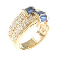 K18YG サファイヤリング