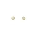 【リメイク】K18YG ダイヤモンドピアス 0．190ct・0．210ct・E?F・VVS2・GOOD