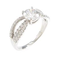 プラチナダイヤモンドリング 1．100ct・F・SI2・VG