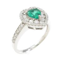 PT ハート エメラルドリング