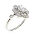【リメイク】プラチナダイヤモンドリング 0．452ct・F・SI2・オーバルカット