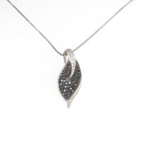 K18WG／PT パヴェ ダイヤモンドネックレス