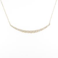 K18YG ダイヤモンドネックレス