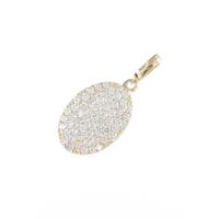 【リメイク】K18YG メダイ ダイヤモンドペンダント