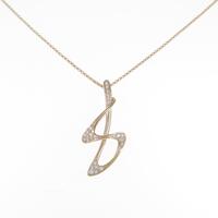 K18PG ダイヤモンドネックレス