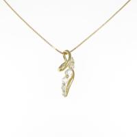 K18YG ダイヤモンドネックレス