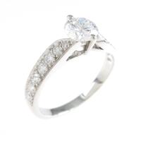 ヴァンクリーフ＆アーペル ダイヤモンドリング 0．50ct・E・VVS2