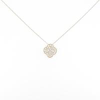 【リメイク】K18YG フラワー ダイヤモンドネックレス