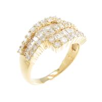 K18YG ダイヤモンドリング