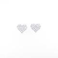 【リメイク】K18WG ハート ダイヤモンドピアス