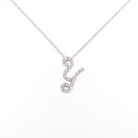 ポンテヴェキオ イニシャルY ダイヤモンドネックレス