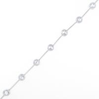 K18WG ダイヤモンドブレスレット