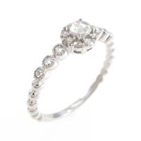 K18WG ダイヤモンドリング