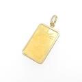【新品】K18YG（枠） インゴット ペンダント