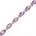 K18YG アメジストブレスレット