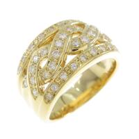 K18YG ダイヤモンドリング