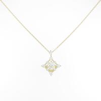 【リメイク】K18YG ダイヤモンドネックレス 0．361ct VLY SI2 VG