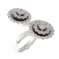 K18WG ダイヤモンドリング 0．120ct 0．101ct VLP I1