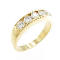 K18YG ダイヤモンドリング