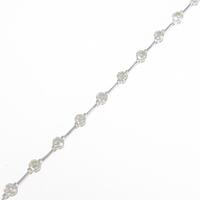 K18WG ダイヤモンドブレスレット