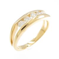 K18YG ダイヤモンドリング