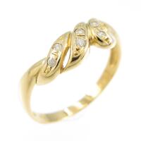 K18YG ダイヤモンドリング