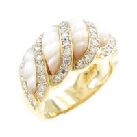 K18YG／K18WG マザーオブパールリング