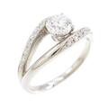 プラチナダイヤモンドリング 0．526ct E VVS2 EXT H＆C