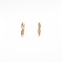 K18YG フープピアス