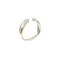 【新品】K18YG／K14WG イヤーカフ 片耳