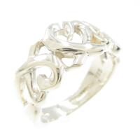 ティファニー トリプルラビングハート リング