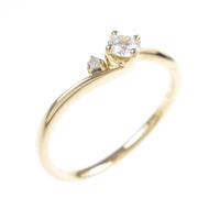 K18YG ダイヤモンドリング