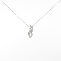 K18WG ダイヤモンドネックレス