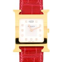 エルメス HH1．502 Hウォッチ GP・11P クォーツ