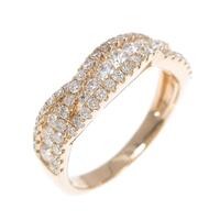 750PG ダイヤモンド リング 0.70CT