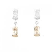 750PG/750WG ダイヤモンド ピアス 0.34CT