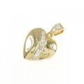 750YG ハート ダイヤモンド ペンダント 0.30CT